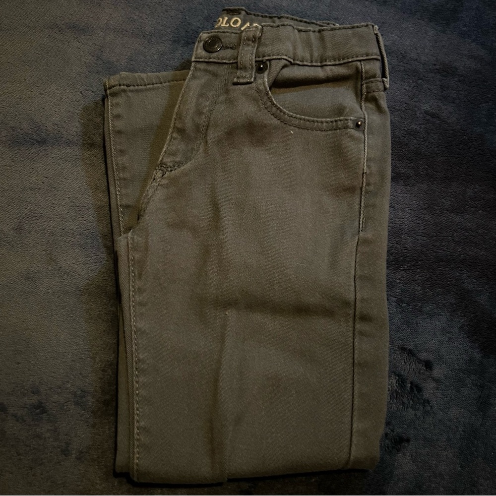 Boys Gray Slim Fit Jeans Size 5 U.S. Polo Assn Toddler Pants